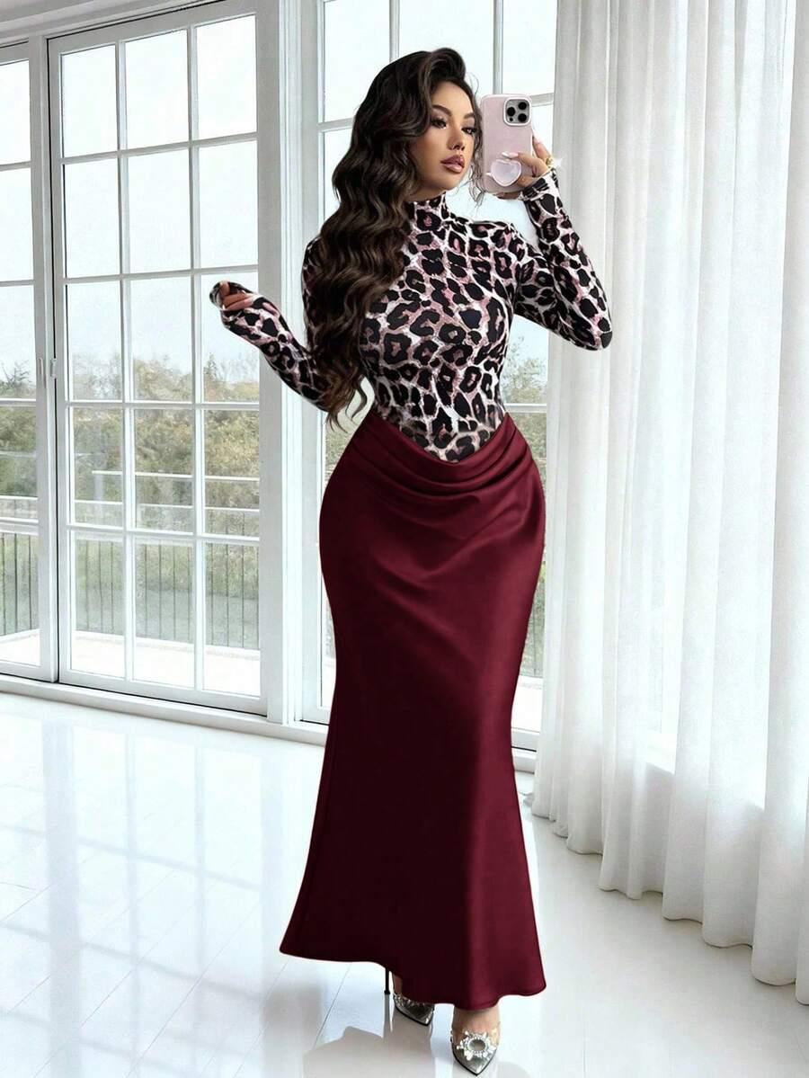 RAFFERIZA MAXI SUKIENKA ANIMAL PRINT S06__L