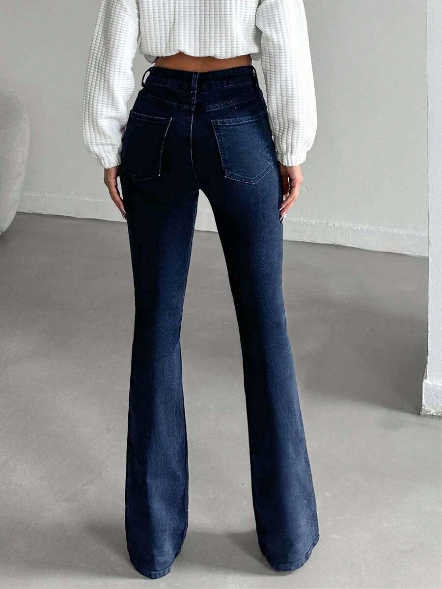 SHEIN NIEBIESKIE SPODNIE JEANS S06__XS