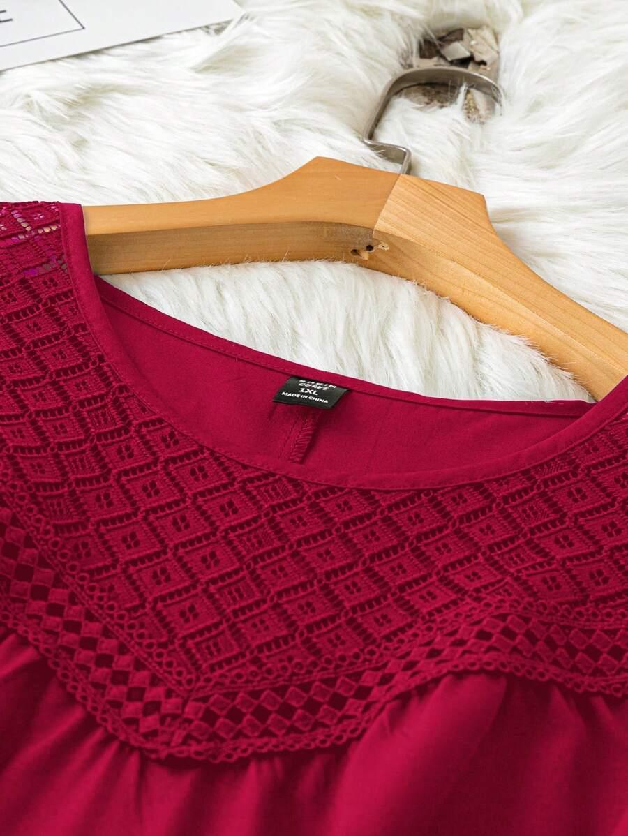SHEIN CZERWONA BLUZKA BEZ RĘKAWÓW S06__XXL