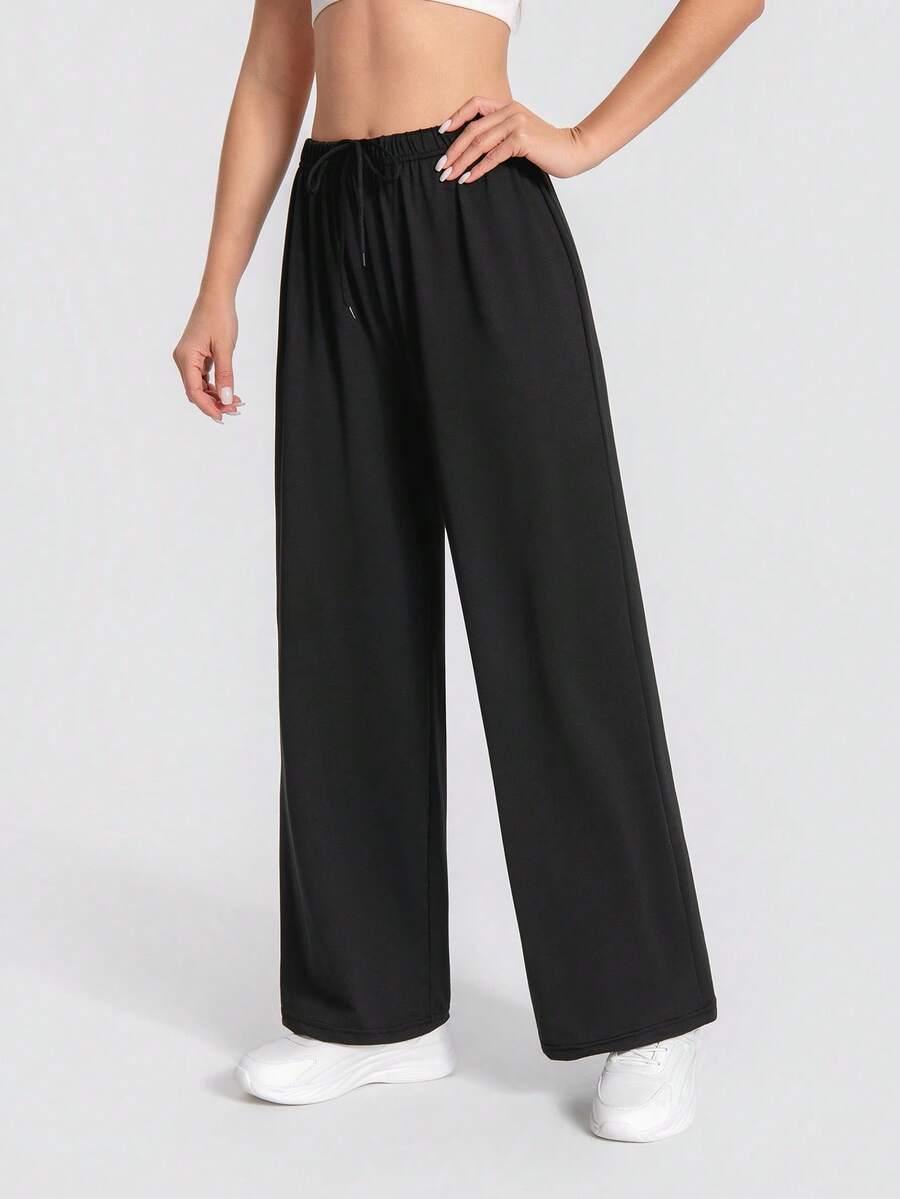 SHEIN CZARNE SPODNIE DRESOWE S06__L