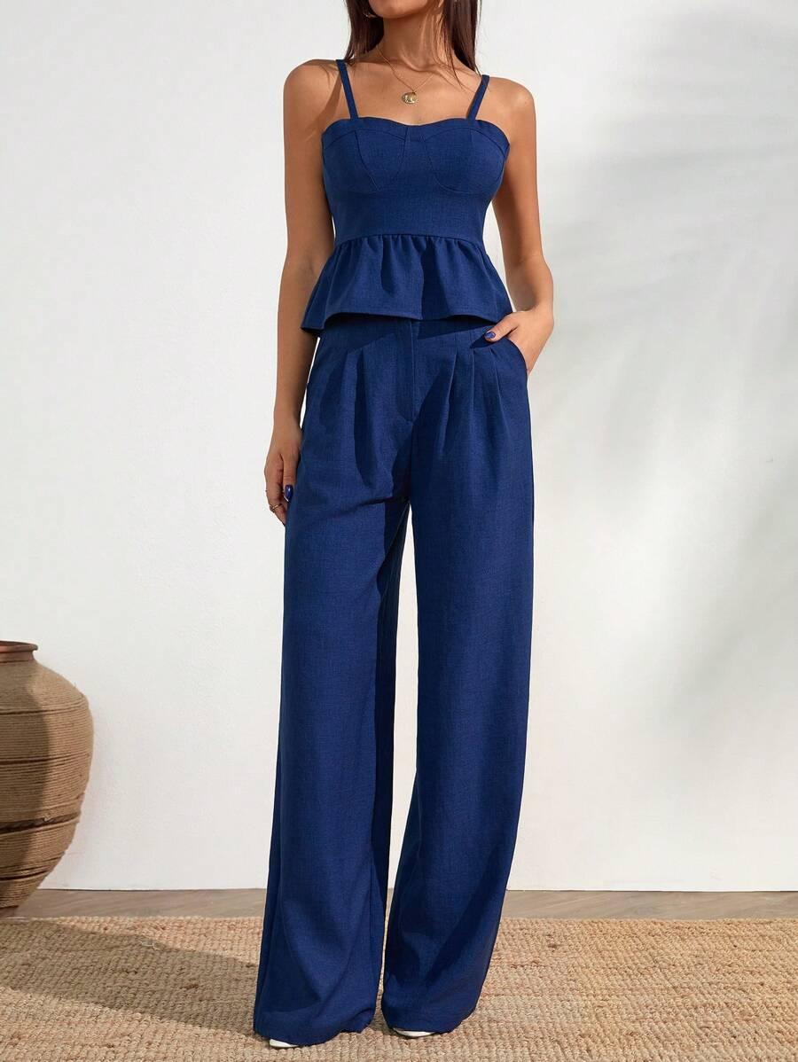 SHEIN GRANTOWY TOP RAMIĄCZKA PK01__M
