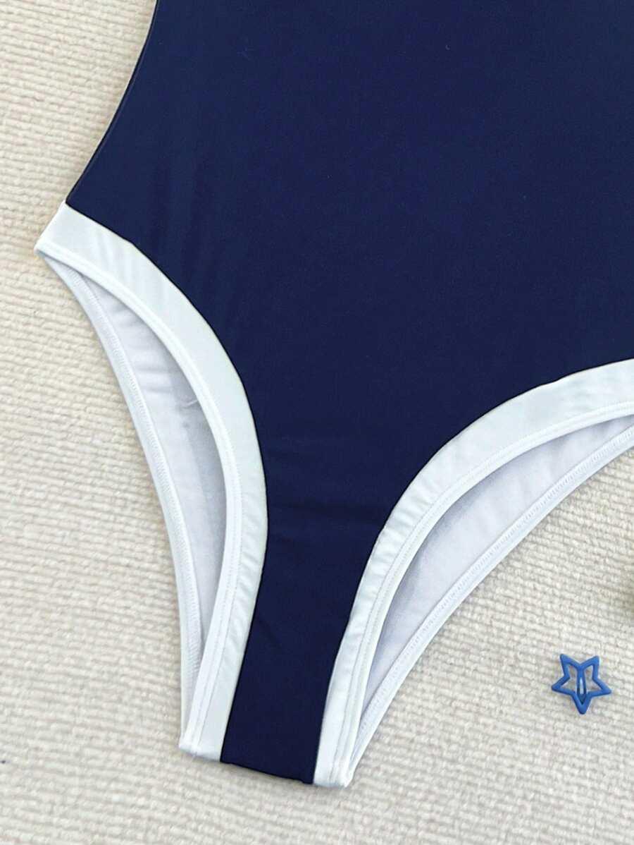 SHEIN JEDNOCZĘŚCIOWY STRÓJ KĄPIELOWY S09__L