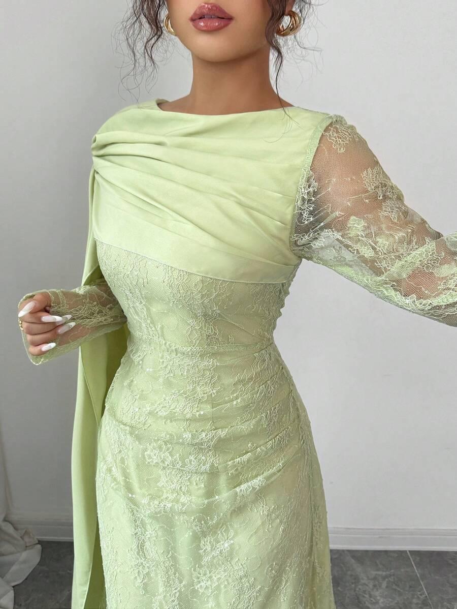 ELENZGA ZIELONA MAXI SUKIENKA S06__S