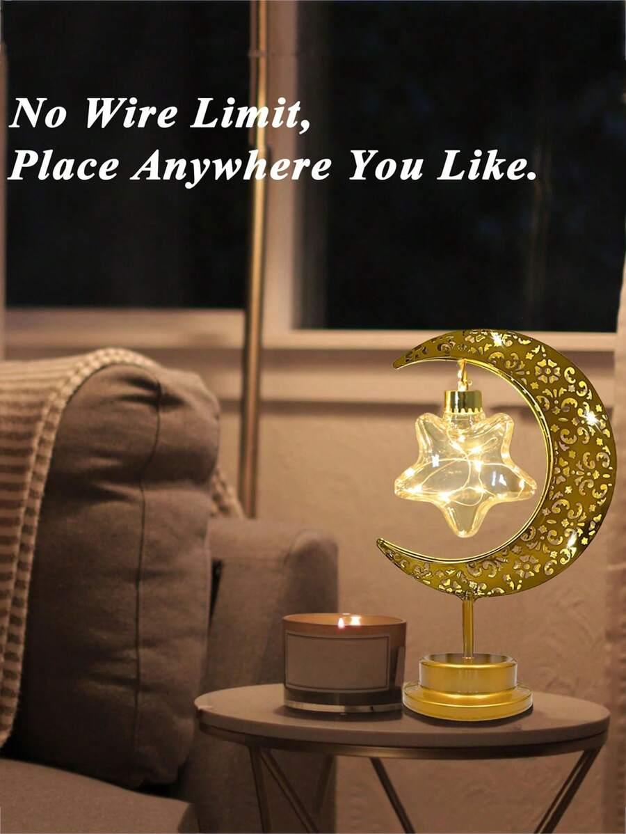 SHEIN LAMPA DEKORACYJNA W KSZTAŁCIE KSIĘŻYCA S07__10X26