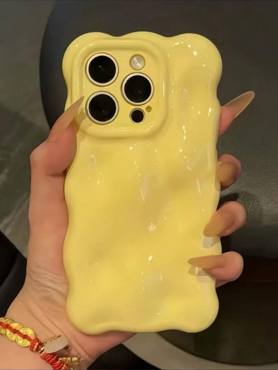 SHEIN ŻÓŁTE ETUI NA TELEFON PLECKI IPHONE 17PRO PK01