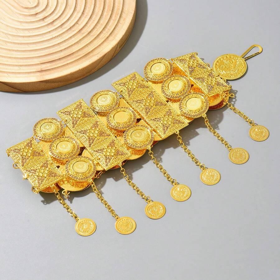 SHEIN ZŁOTY PASEK ZDOBIENIE S07__105