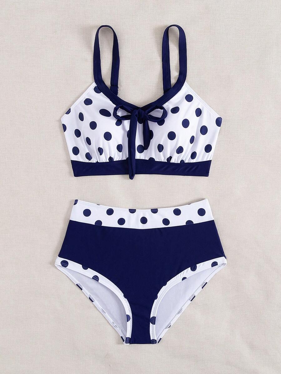 SWIM LUSHOIRE DWUCZĘŚCIOWY STRÓJ KĄPIELOWY GROSZKI S09__XXL