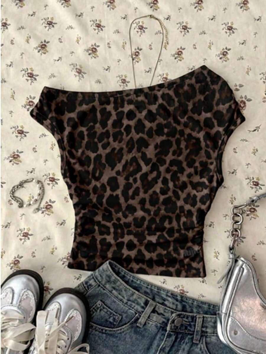 SHEIN TOP ANIMAL PRINT S09__166-170