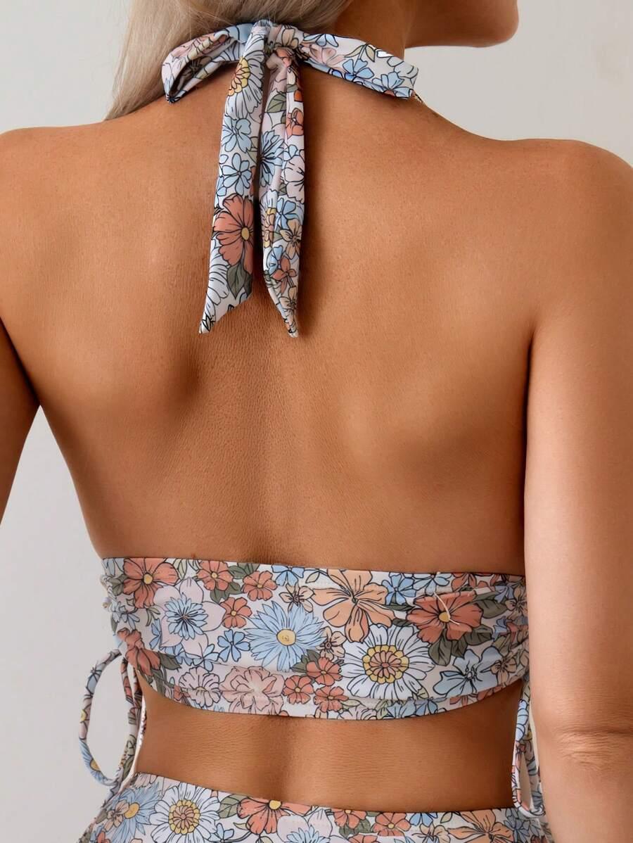 SHEIN DWUCZĘŚCIOWY STRÓJ KĄPIELOWY WZÓR S06__S