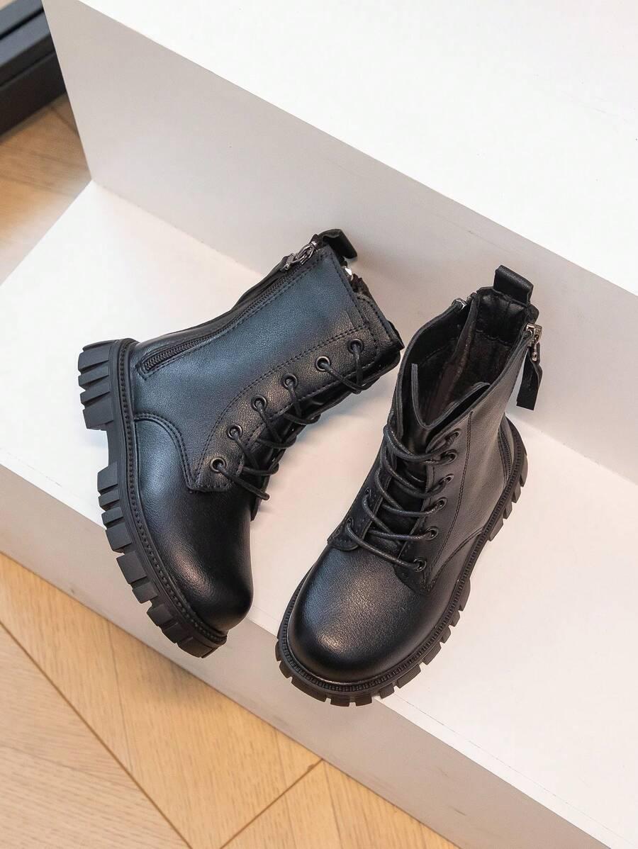 SHEIN CZARNE BOTKI IMITACJA SKÓRY W01__36