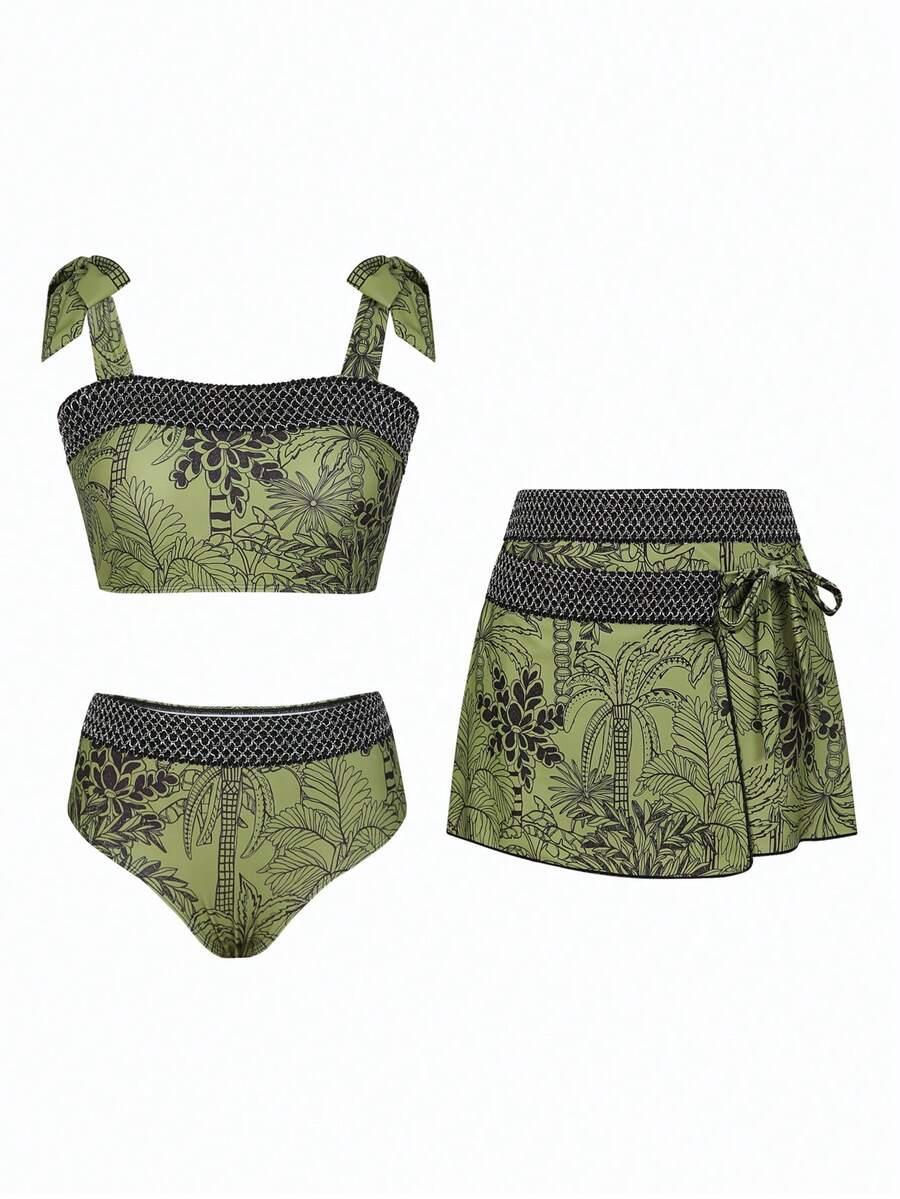 SWIM OASIS DWUCZĘŚCIOWY STRÓJ KĄPIELOWY SPÓDNICA KOMPLET S09__M