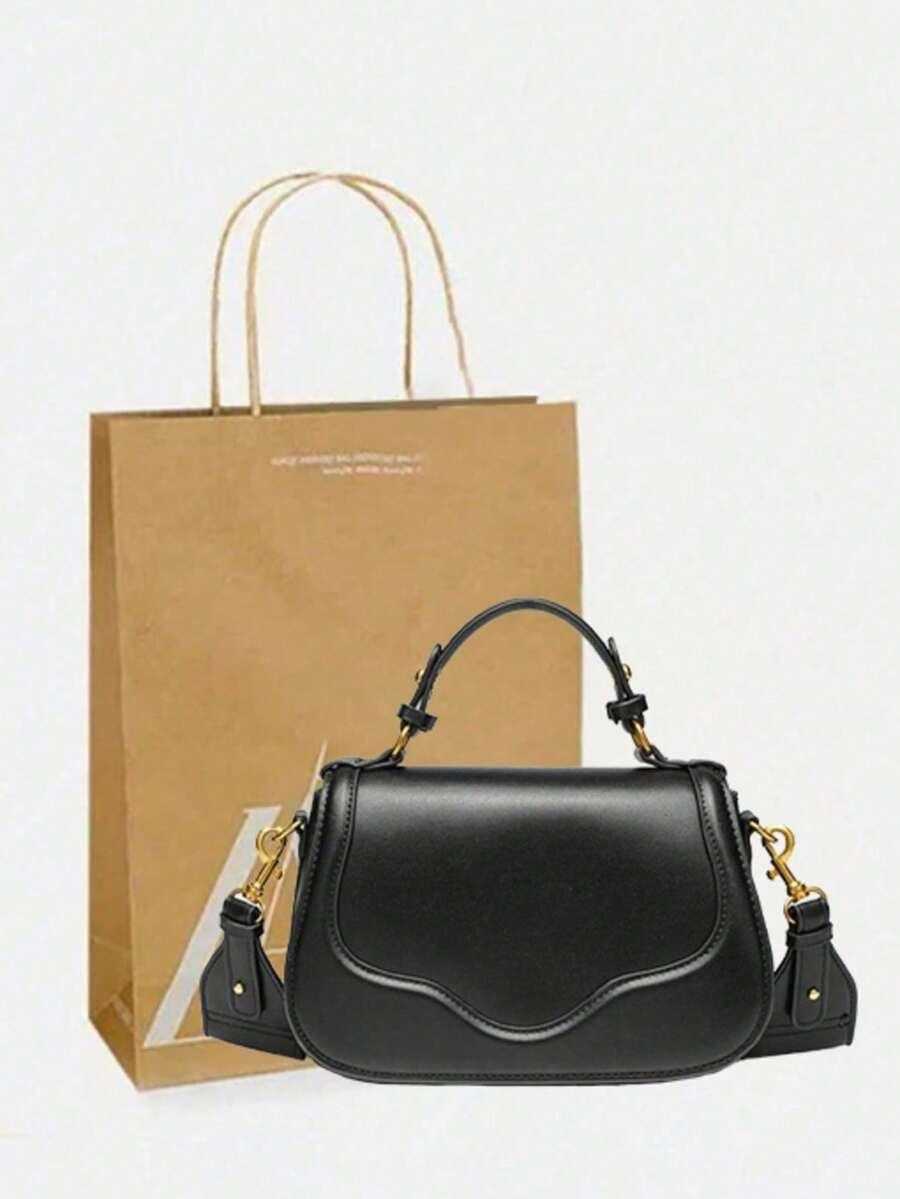 SHEIN CZARNA TOREBKA ZATRZASK S07__24X17