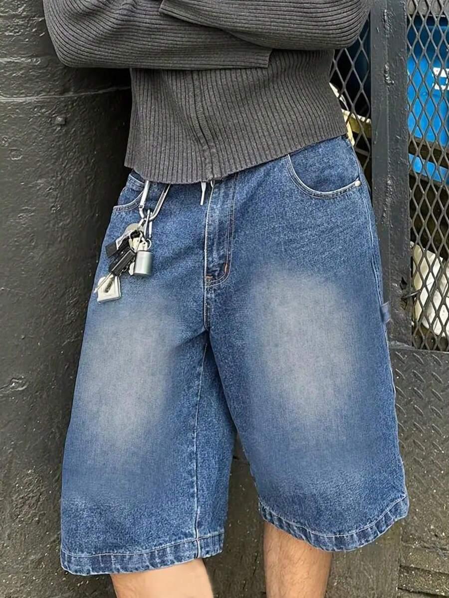 SHEIN NIEBIESKIE SPODENKI JEANS S06__S