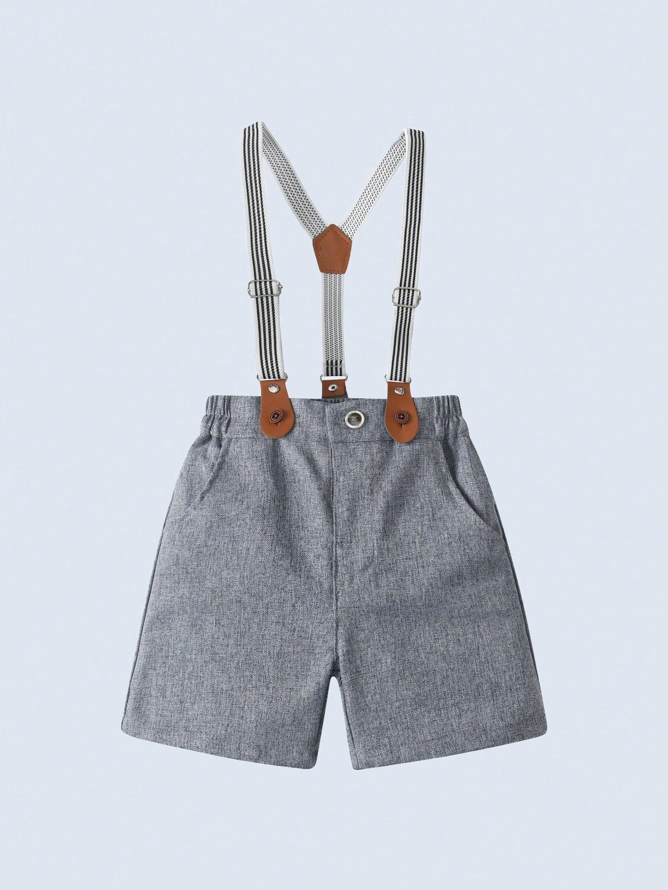 SHEIN KOMPLET SPODENKI KOSZULA NADRUK PK01__80-86
