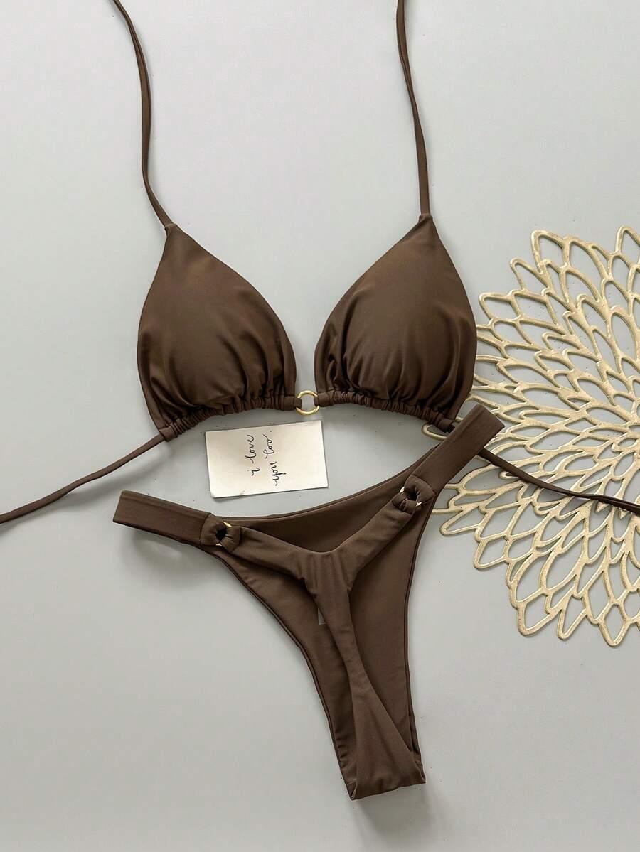 SHEIN DWUCZĘŚCIOWY STRÓJ KĄPIELOWY S09__XS