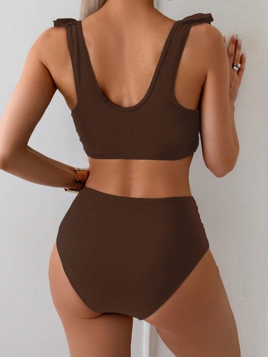 SHEIN DWUCZĘŚCIOWY STRÓJ KĄPIELOWY S09__M