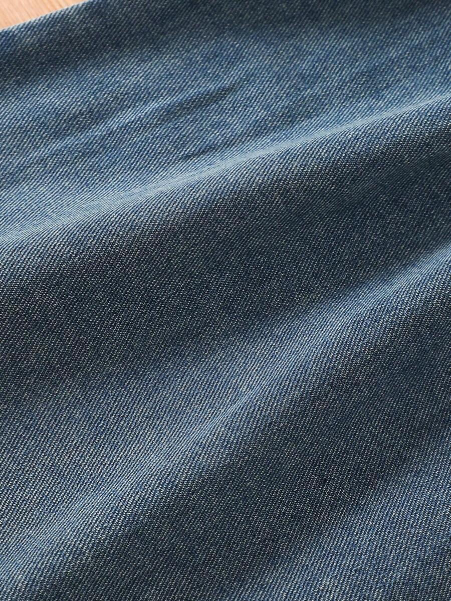 SHEIN NIEBIESKA SUKIENKA JEANS 104-110