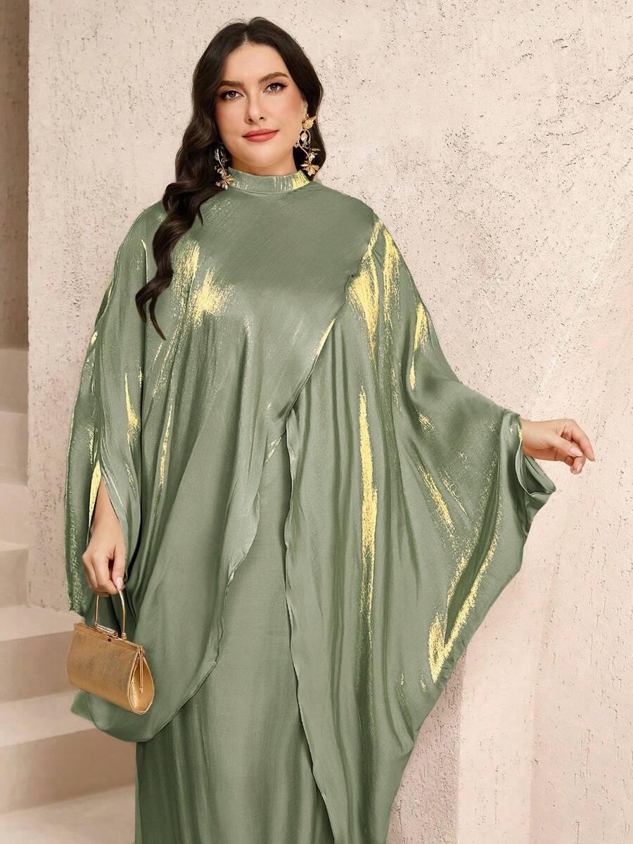 VEILORIE ZIELONA MAXI SUKIENKA S06__52