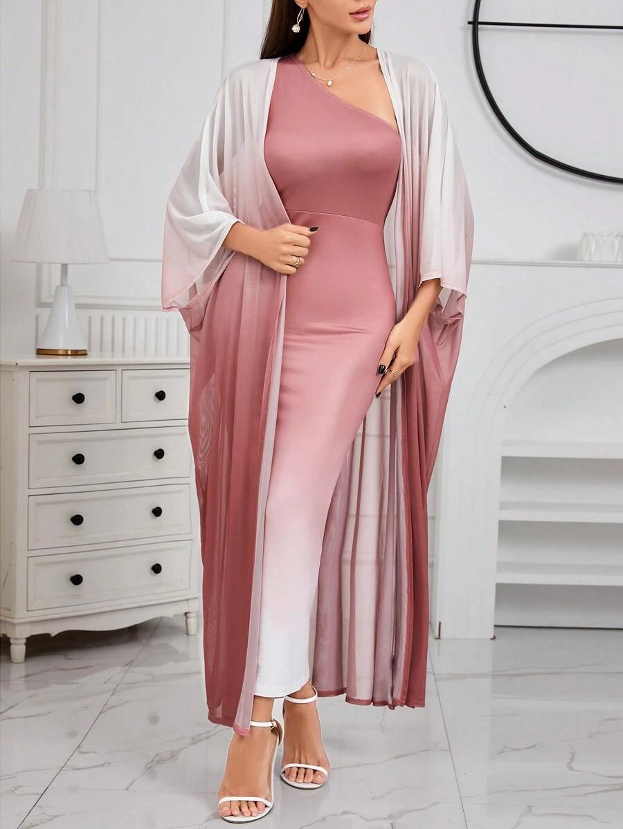 SHEIN KOMPLET SUKIENKA NARZUTKA S06__M