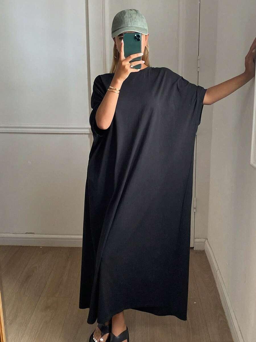 DAZY CZARNA MAXI SUKIENKA S06__M
