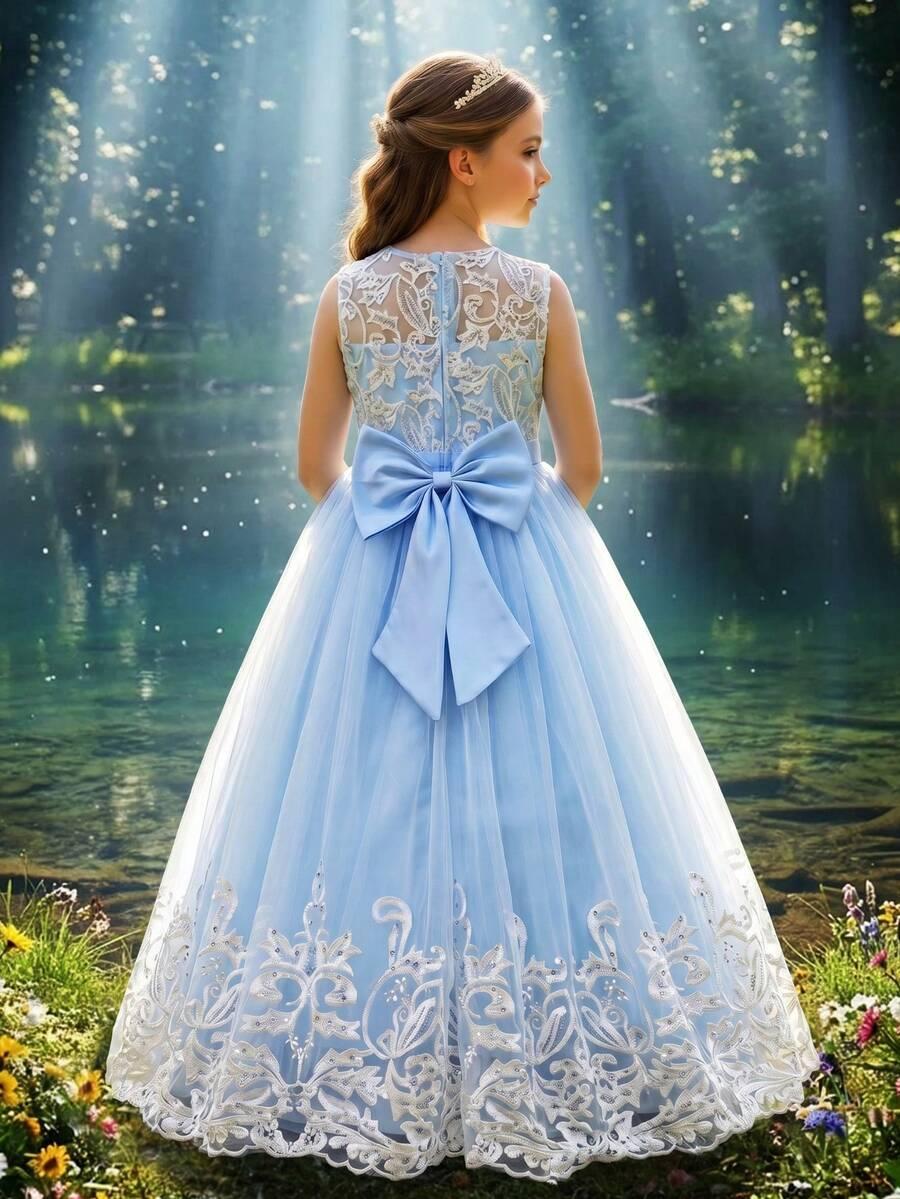 SHEIN NIEBIESKA SUKIENKA TIUL S06__160