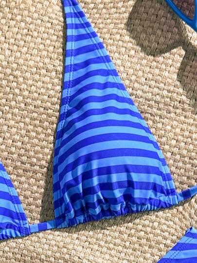 SHEIN DWUCZĘŚCIOWY STRÓJ KĄPIELOWY PRINT S09__S