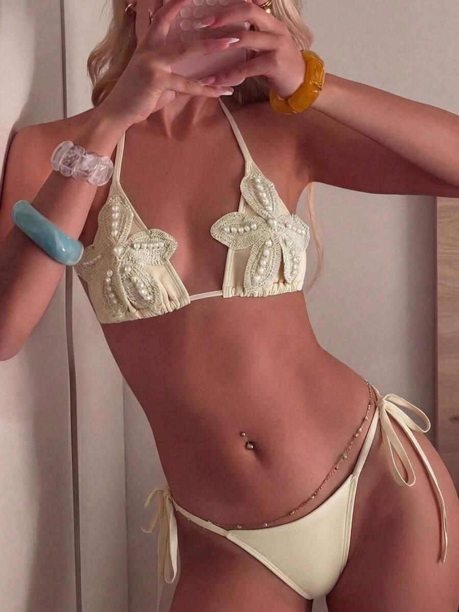 SHEIN DWUCZĘŚCIOWY STRÓJ KĄPIELOWY S09__M