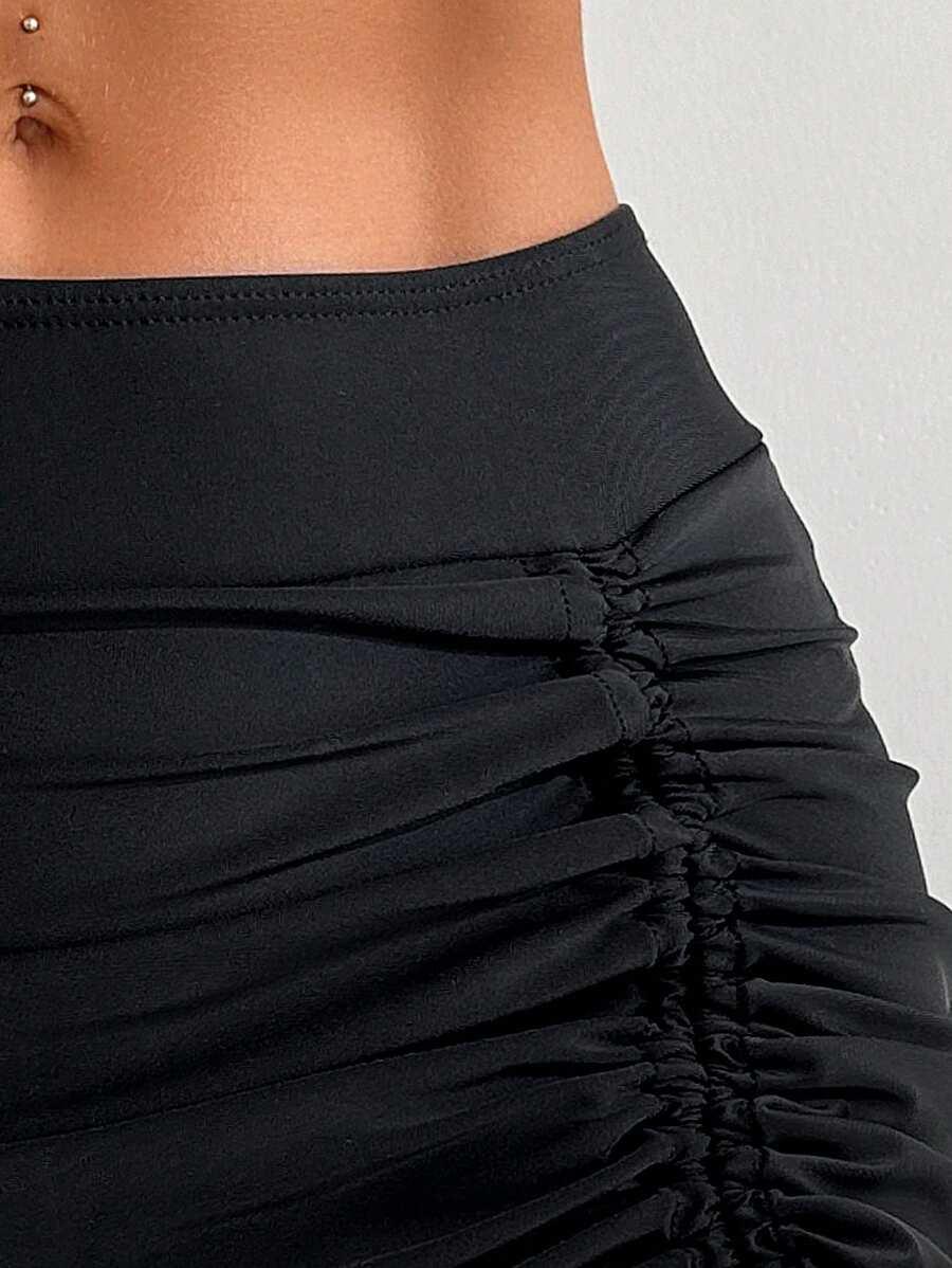 SHEIN CZARNY DÓŁ OD BIKINI S09__L