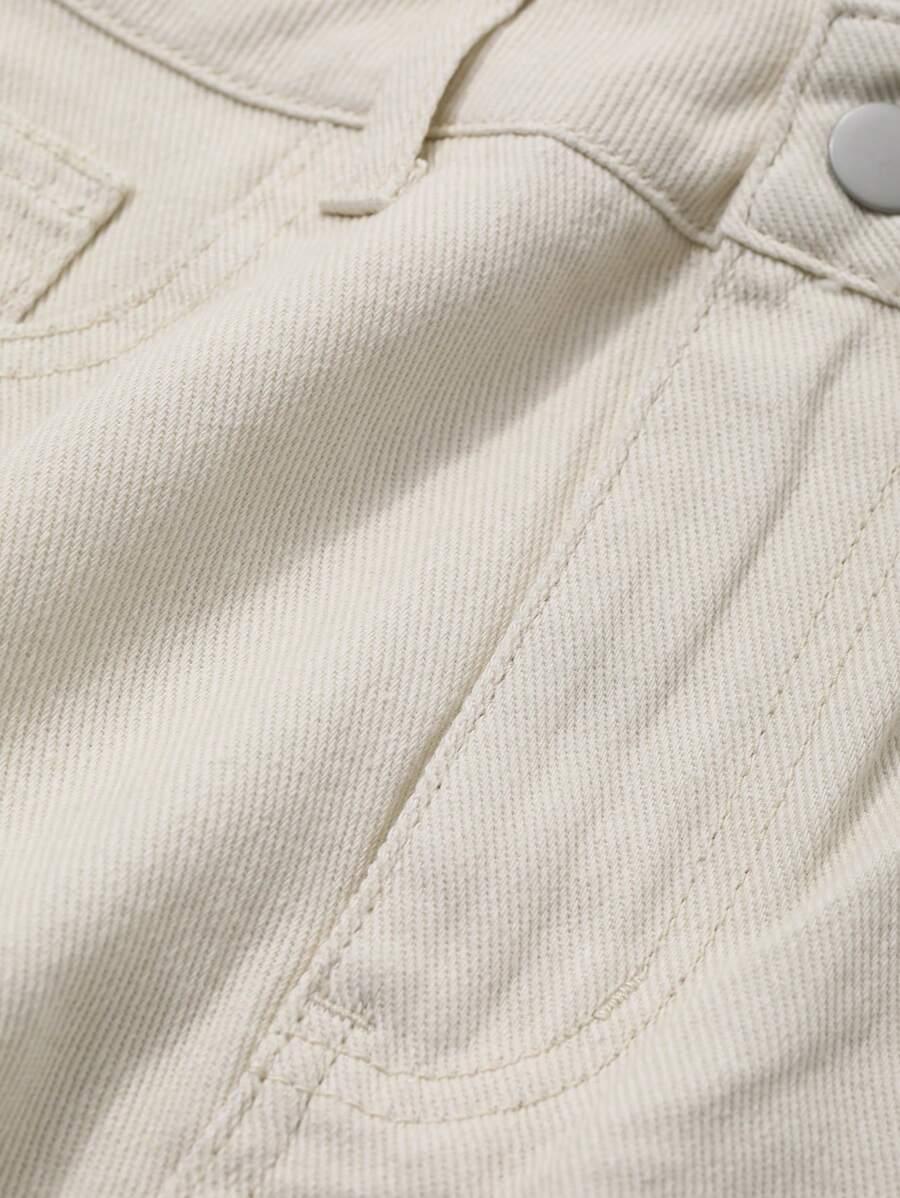 DAZY BEŻOWE SPODNIE JEANS S06__L