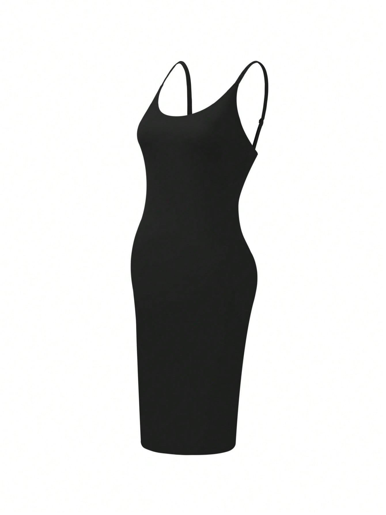 SHEIN CZARNA SUKIENKA WYSZCZUPLAJĄCA S09__XL