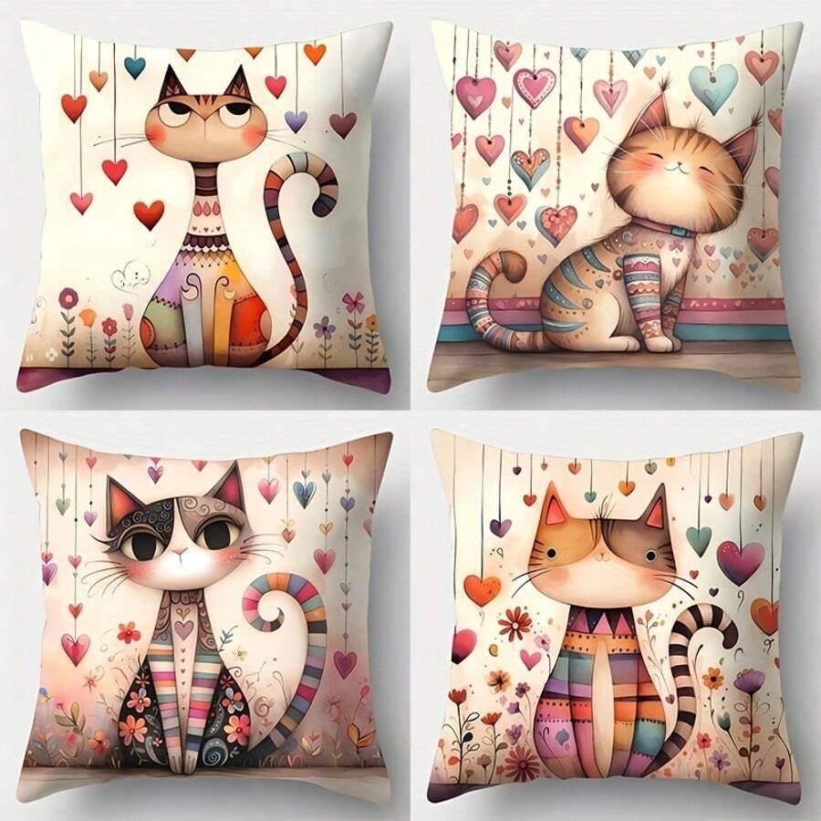 SHEIN POSZEWKA NA PODUSZKĘ 4-PACK S07__45X45