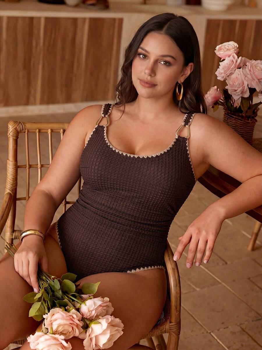 SHEIN JEDNOCZĘŚCIOWY STRÓJ KĄPIELOWY S09__52