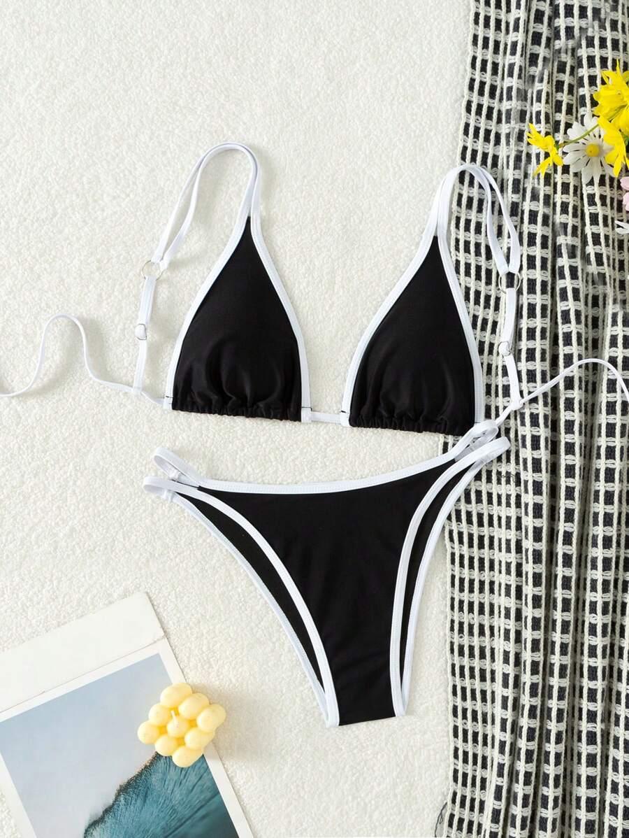 SHEIN DWUCZĘŚCIOWY STRÓJ KĄPIELOWY S09__S