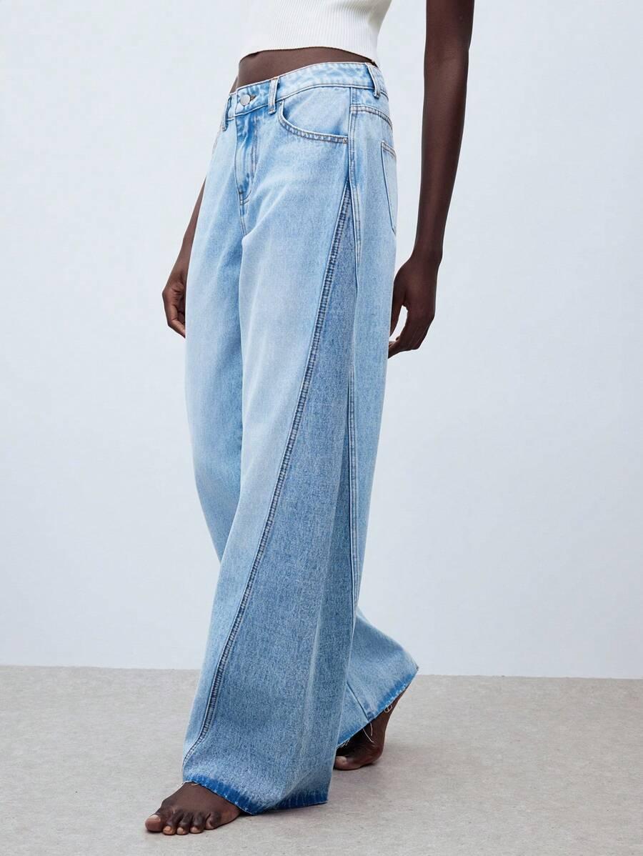 MAIJA NIEBIESKIE SPODNIE JEANS S06__W30/L