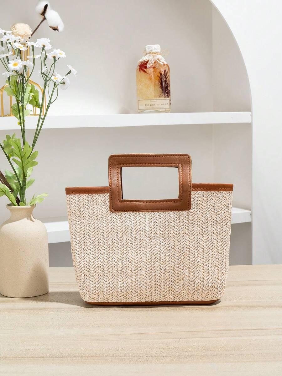 SHEIN BEŻOWA TOREBKA CASUAL S07__20X17