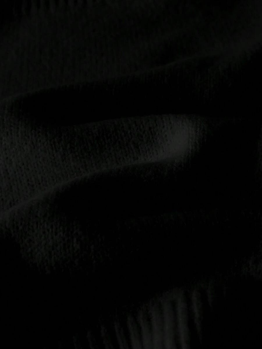SHEIN CZARNA SPÓDNICA SWETER KOMPLET S06__M