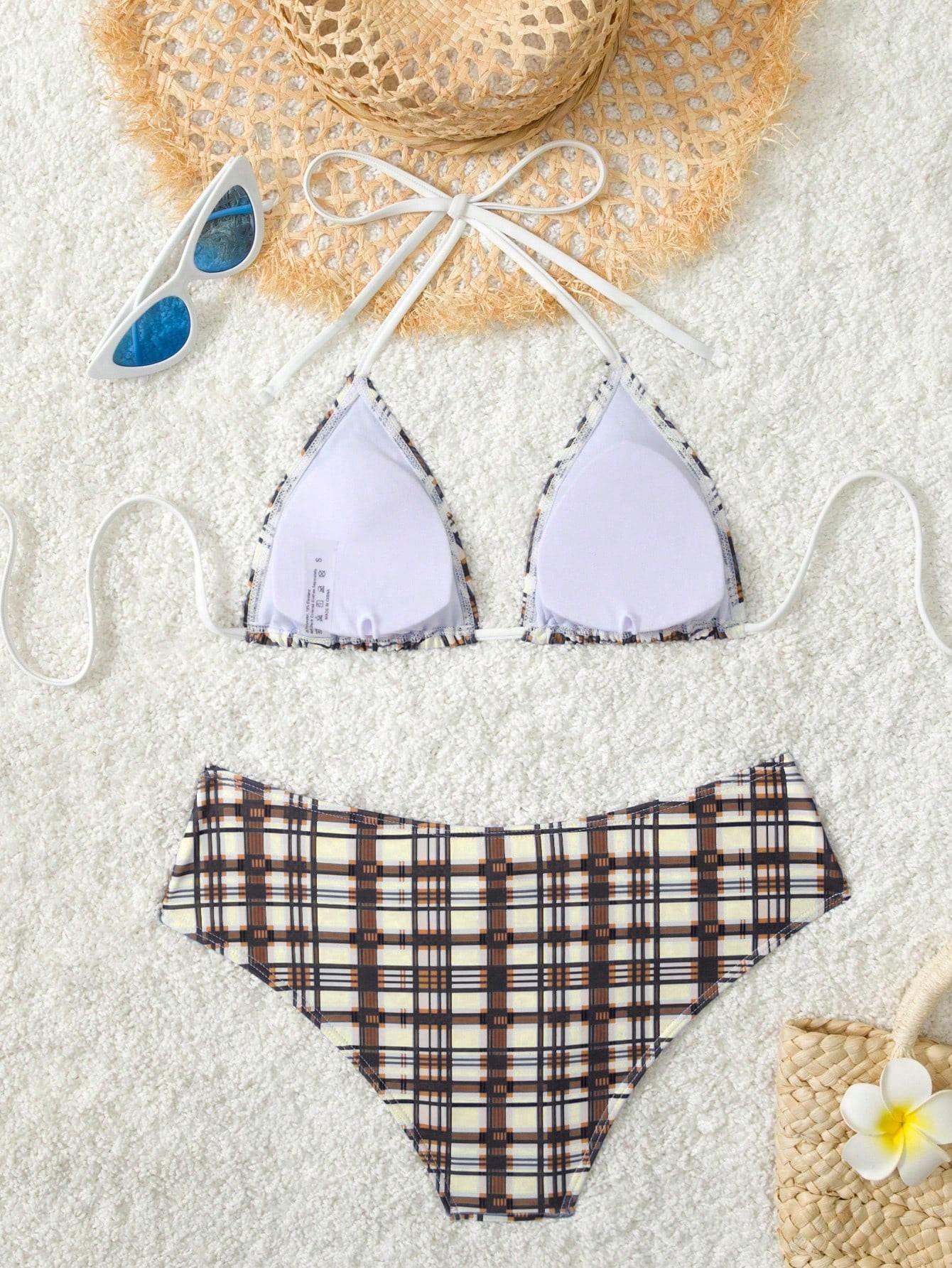 SHEIN DWUCZĘŚCIOWY STRÓJ KĄPIELOWY S09__XL