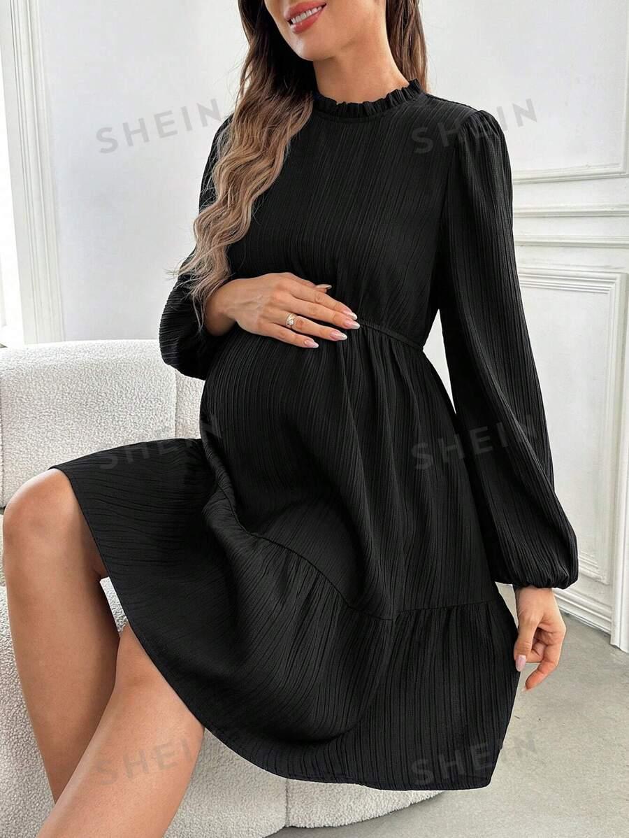 SHEIN CZARNA SUKIENKA CIĄŻOWA S06__XXL