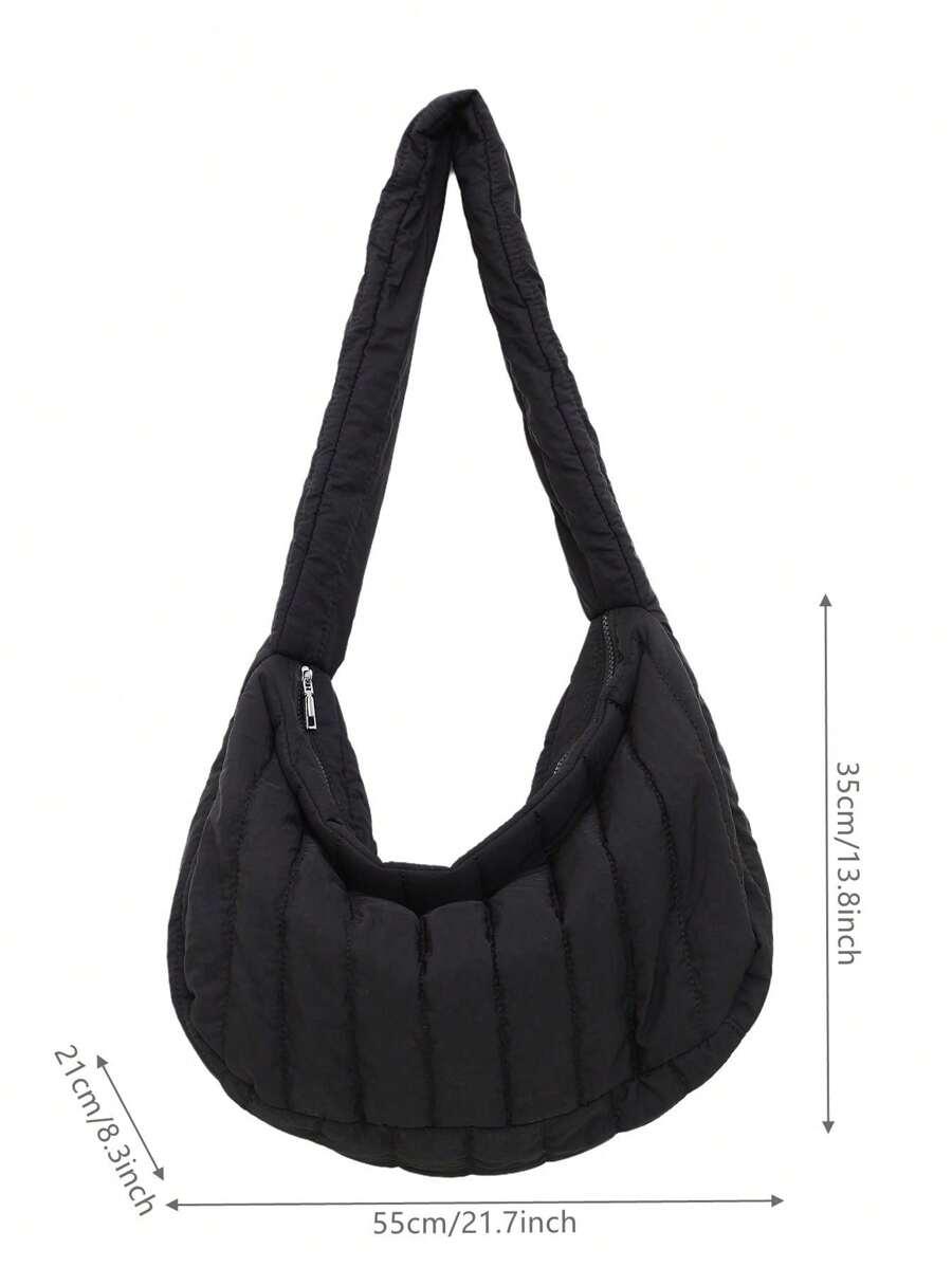 SHEIN CZARNA TOREBKA NA RAMIĘ S07__55X35X21