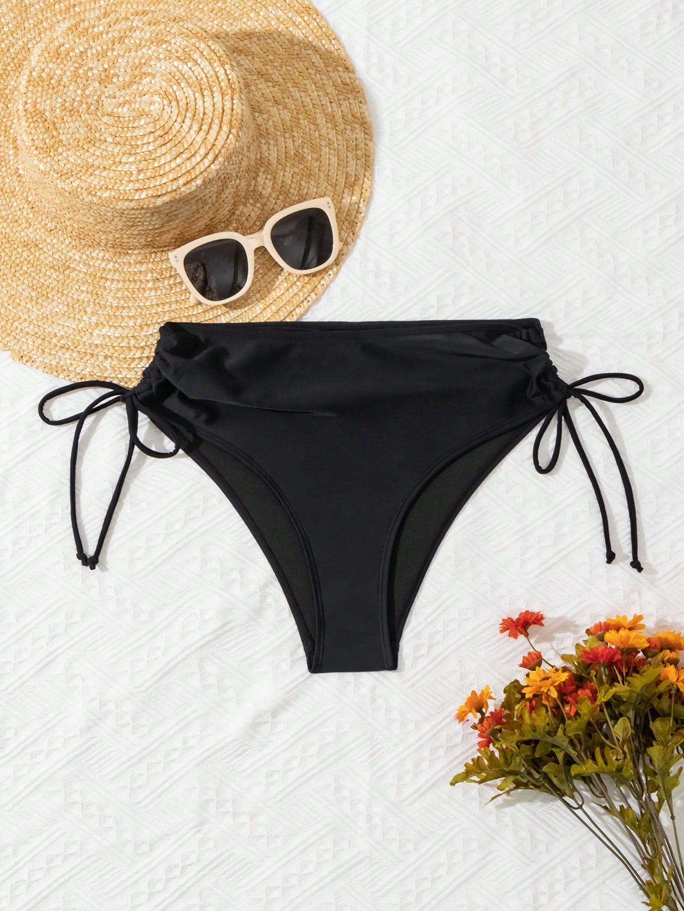 SHEIN CZARNY DÓŁ OD STROJU KĄPIELOWEGO S09__S