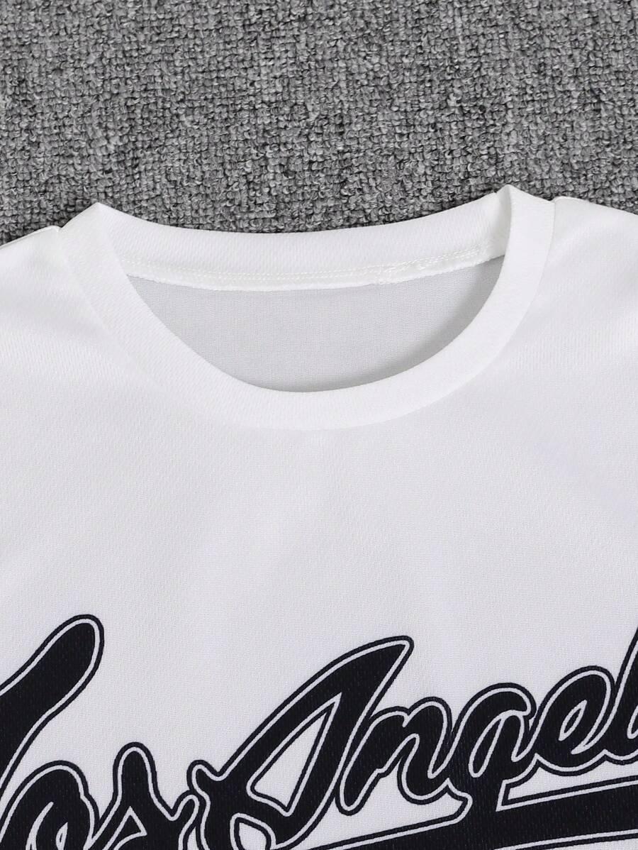 SHEIN KOMPLET T-SHIRT SPODENKI S06__140-146