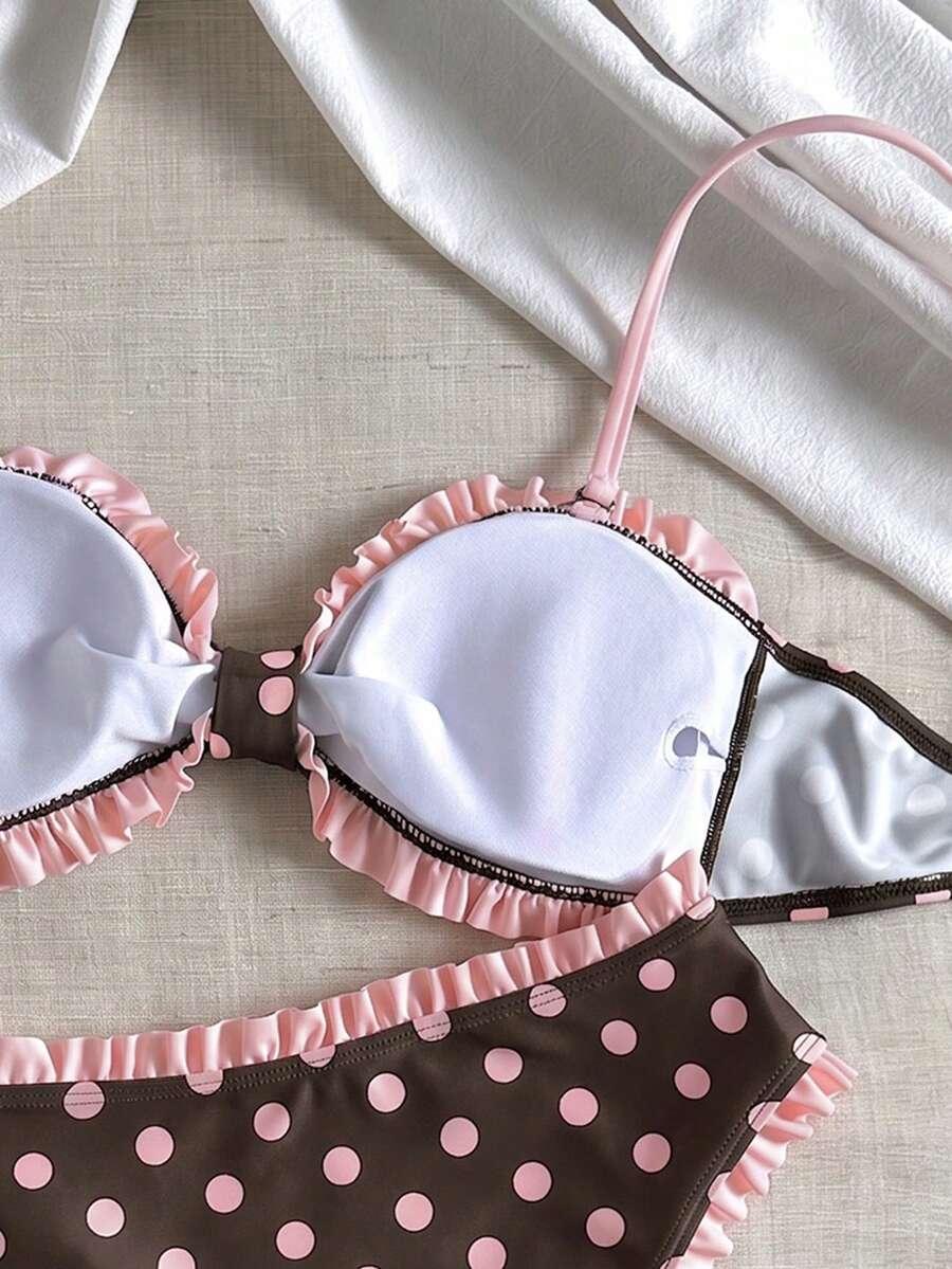 SWIM MOD DWUCZĘŚCIOWY STRÓJ KĄPIELOWY GROSZKI S09__M
