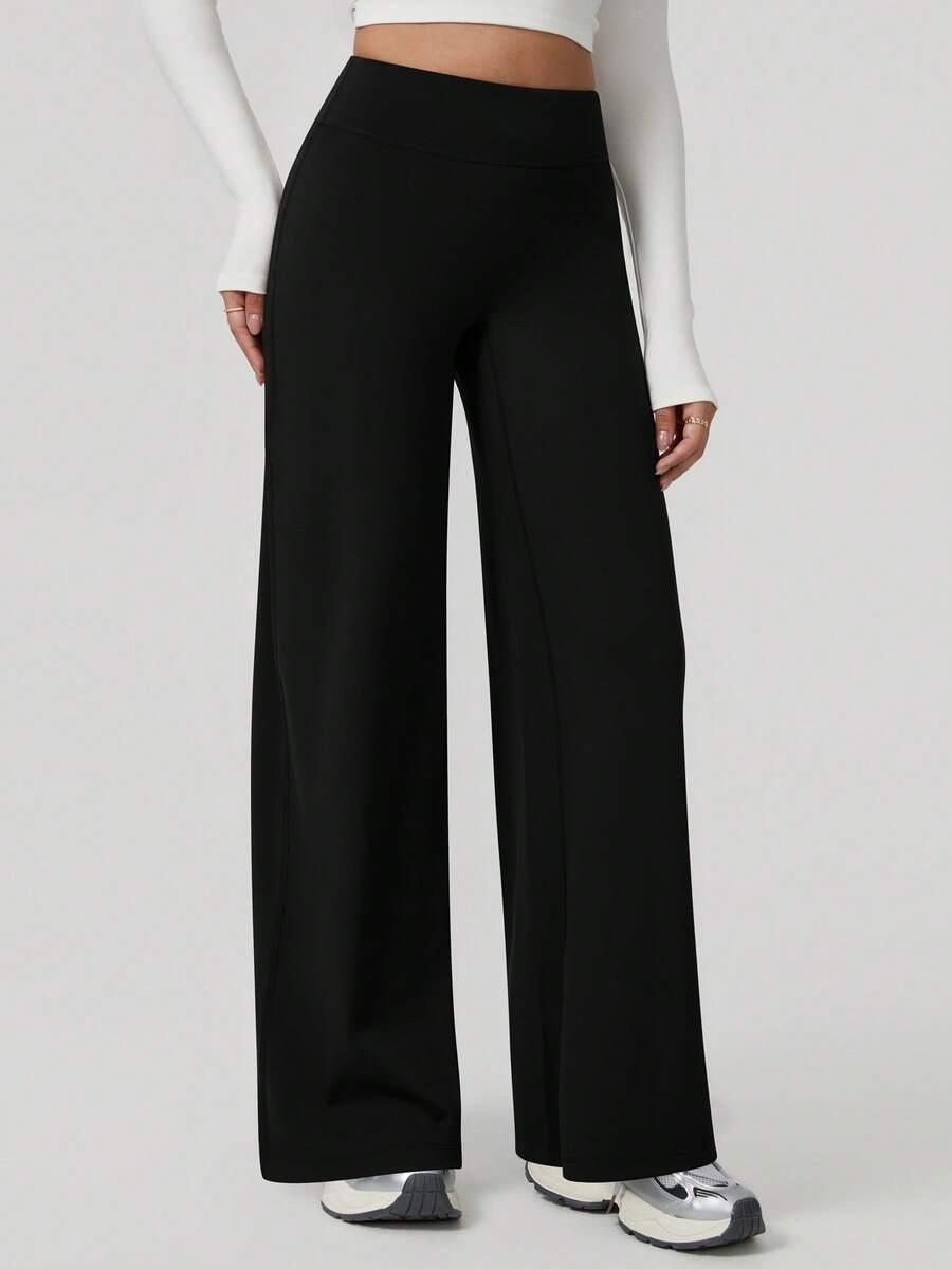 SHEIN CZARNE LEGGINSY WYSOKI STAN S06__S