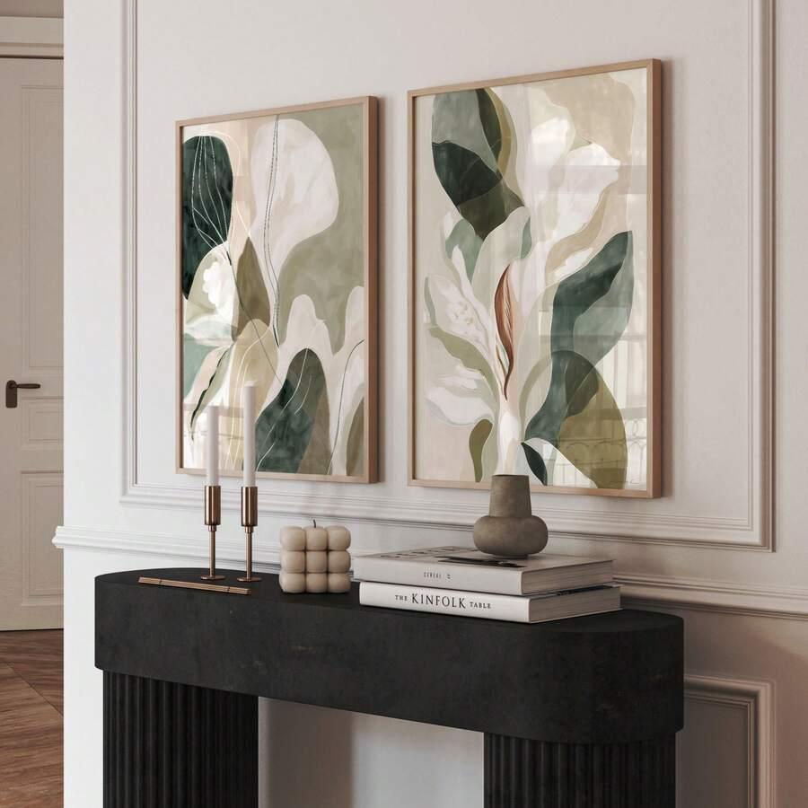 SHEIN OBRAZ NA PŁÓTNIE BEZ RAMY 2SZT S07__50X70