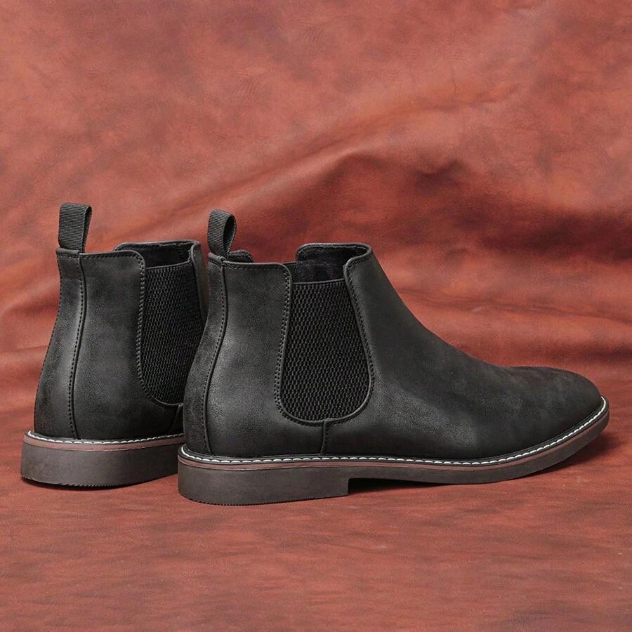 SHEIN CZARNE BOTKI IMITACJA SKÓRY W01__40