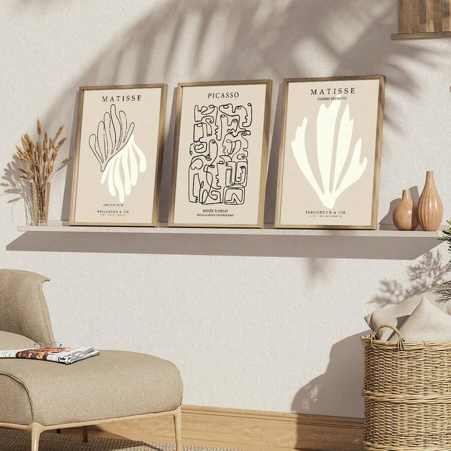 SHEIN OBRAZ NA PŁÓTNIE 3-PACK S07__50X70CM