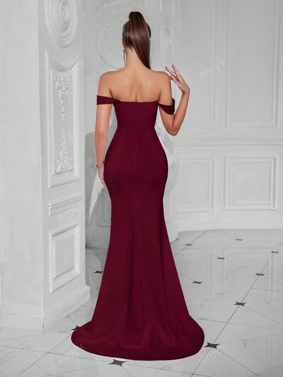 SHEIN BORDOWA MAXI SUKIENKA S06__M