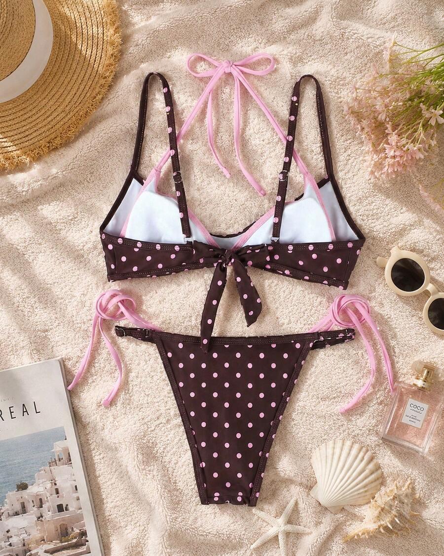 SHEIN DWUCZĘŚCIOWY STRÓJ KĄPIELOWY S09__L
