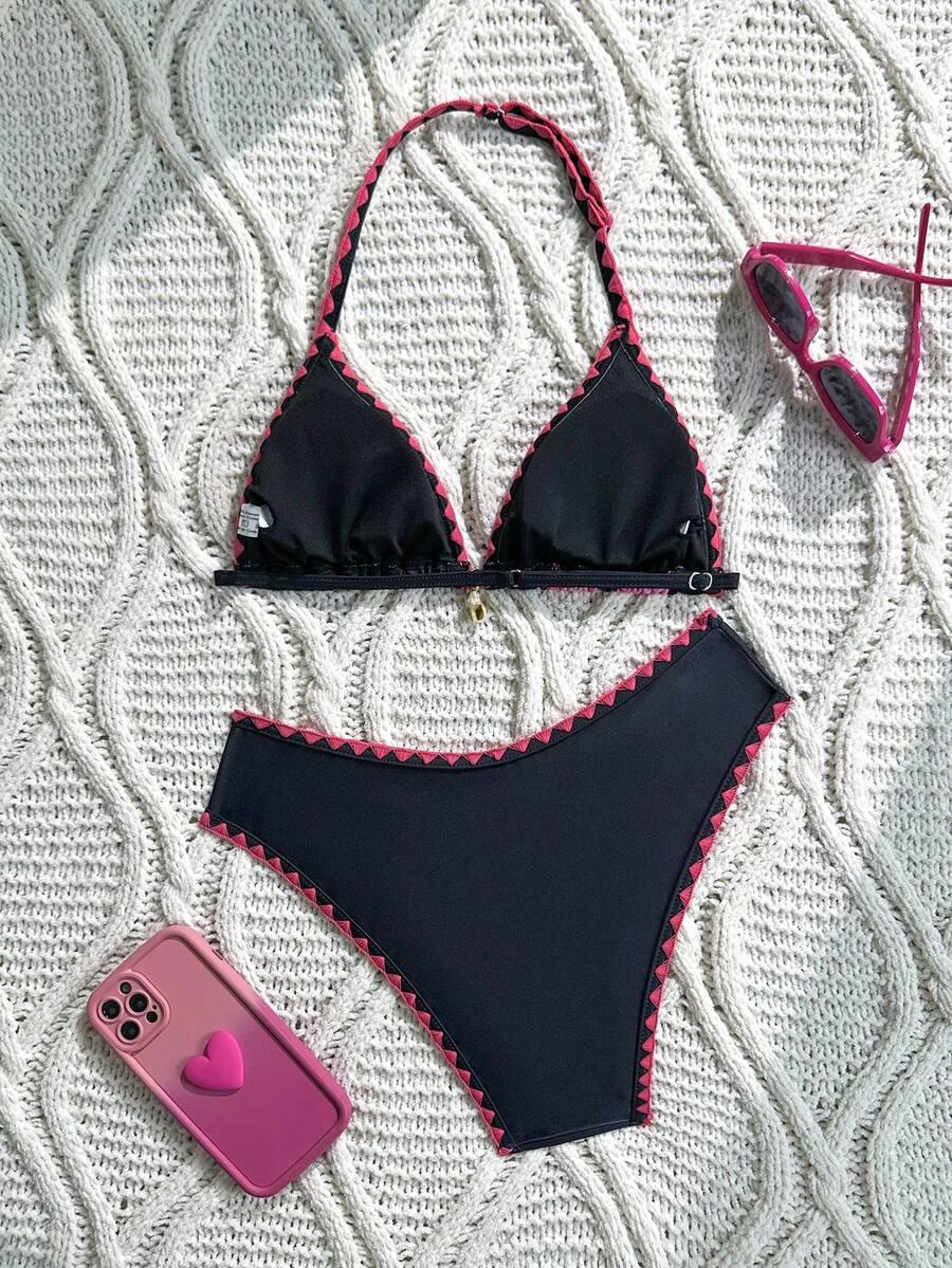 SHEIN DWUCZĘŚCIOWY STRÓJ KĄPIELOWY S09__152/158