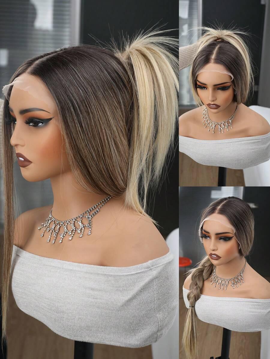 SHEIN PERUKA WŁOSY SYNTETYCZNE OMBRE S07__76CM